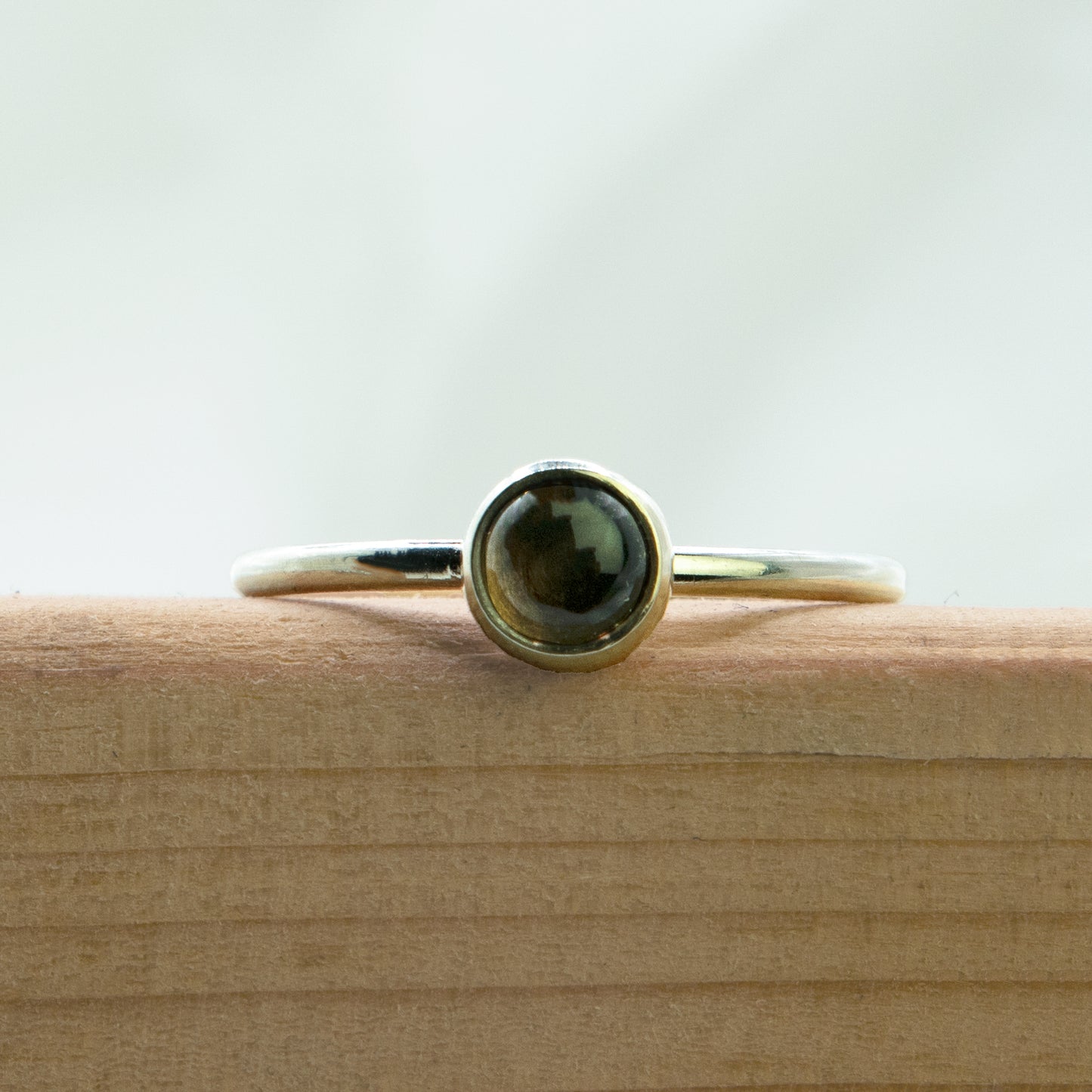 Zilveren Stapelring | Rookkwarts