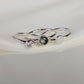 Zilveren stapelring Labradoriet | 925 Sterling Zilver | Handgemaakt door MoM with jewels