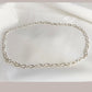 Zilveren ketting - Handgemaakte schakel ketting - MoM with Jewels